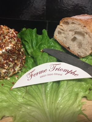 Rigotte enrobée bruschetta