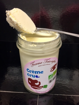 Crème crue épaisse