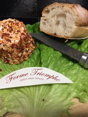Crottin enrobé bruschetta